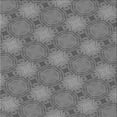 thumbnail image 1 of Ahgly Company Indoor Square Patterned Carbon Gray Area Rugs, 4' Square, 1 of 6