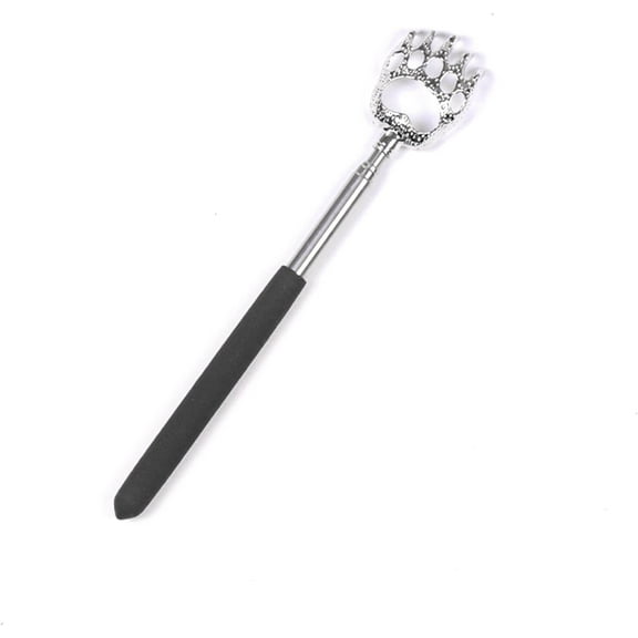 Telescoping Back Scratchers - Extendable Scratcher for Head and Back Scratching (Black)