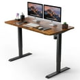 thumbnail image 1 of Electric Standing Desk, 48 x 24 inches Whole Piece Deskboard Adjustable Height Desk, Quick Assembly, Ultra-Quiet Motor, 1 of 7