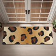 thumbnail image 2 of Gold and Brown Of Leopard Print Door Rugs,Washable Non Slip Door Mats Indoor,Decorative Door Mats,Entry Mat Indoor for Entrance,Bedroom,Kitchen,Bathroom,16"x47", 2 of 6
