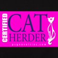 thumbnail image 3 of CafePress - Cat Herder 2 Fusia Web T Shirt - Women's Traditional Fit Dark T-Shirt, 3 of 4