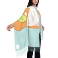 thumbnail image 4 of Sigee Corgi With Towel Ans Slice Cucumber for Scarf for Women Winter Warm Scarfs with Fringe, 4 of 8