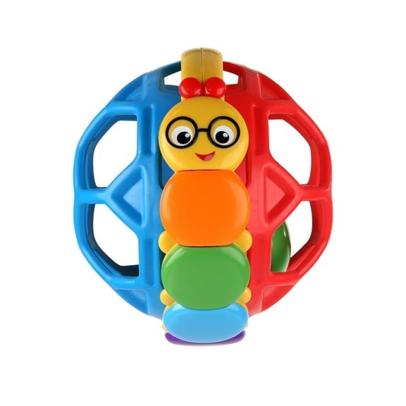 Baby Einstein Bendy Ball Easy Grasp Oball Rattle Toy, Ages 3 Months 