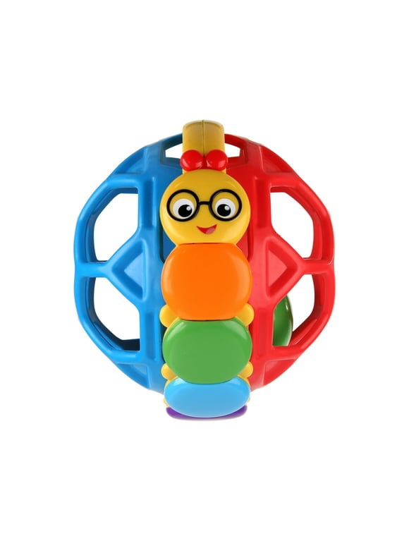 Baby Einstein Bendy Ball Easy Grasp Oball Rattle BPA-free Toy, Ages 3 Months+