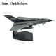 thumbnail image 3 of Colección de aviones de aleación fundida a presión, modelo de simulación de pie, avión doméstico, niños, adultos, Navidad, artesanía interior, escala 1/100 Inevent FN000824-00, 3 of 7