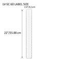 thumbnail image 2 of LV Replacement for SquareD Schneider Electrical Circuit Breaker Fuse Panel Directory Labels Stickers LSDL (60 Circuits 1 Pcs), 2 of 4