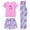 Outfits 22#Multicolour, variant on oqasdz Girls 2 Piece Swimsuits Short Sleeve Rash Guard UPF 50 Sun T Shirts and Pants With Swim Shorts For Toddler and Kids Summer Beach Pool Wear