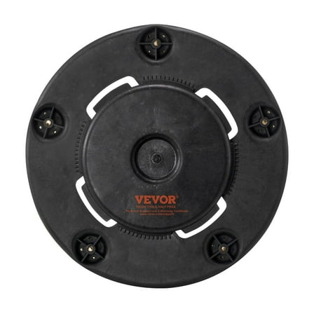 500lbs Capacity Heavy Duty Round Garbage Can Dolly for 20 32 44 55 Gallon Bins