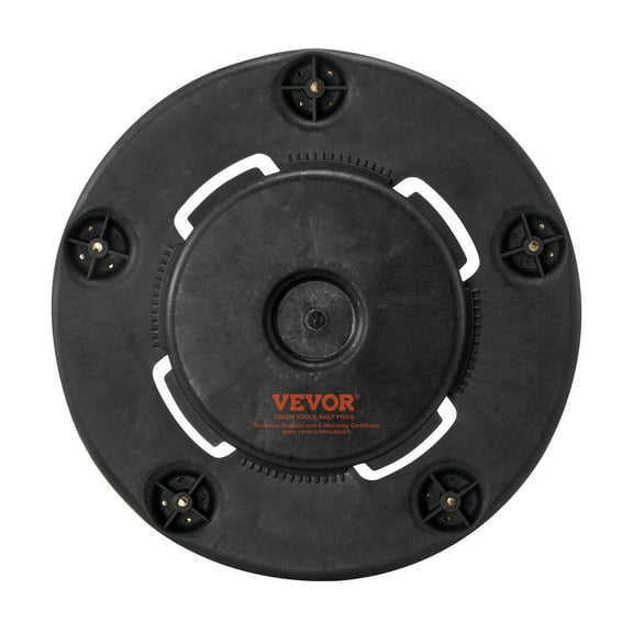 500lbs Capacity Heavy Duty Round Garbage Can Dolly for 20 32 44 55 Gallon Bins