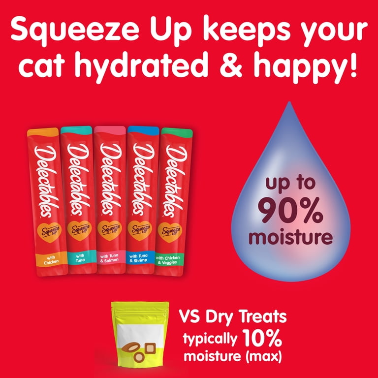 Lickable Kitten Treat Tubes, Tuna & Salmon, 2-Pack photo 4