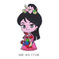 thumbnail image 4 of Parches bordados Arco Iris Latino MINISO Elsa Belle Princess para niños para ropa DIY parche para planchar en ropa bolsa accesorios de parche personalizados, 4 of 4