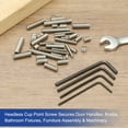 thumbnail image 7 of Uxcell Internal Hex Socket Set Grub Screws 304 Stainless Steel Cup Point Set Screw #10-32x3/4" 50, 7 of 7