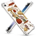 thumbnail image 2 of Frog And Mushroom Clear Case for iPhone 7/8/SE,Aesthetic Art Design Case for Men Women,Unique Soft Transparent TPU Bumper Case Cover, 2 of 5
