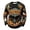 Black, variant on Mens Halloween Pullover Sweatshirt Spooky Pumpkin Ghost Graphic Crewneck Relaxed Fall Top Saffron 2XL
