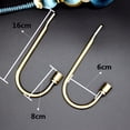 thumbnail image 7 of Cheers.US 2Pcs Curtain Holdbacks, Metal U Shaped Hook Wall Mounted Tassel Curtain Tieback Hook Drapery Tiebacks Curtain Accessories Decorative Curtain Drapery Holdback, 7 of 7