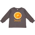 thumbnail image 3 of Inktastic Sweet Orange Boys or Girls Long Sleeve Toddler T-Shirt, 3 of 5