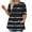 C_ Black, variant on Olyvenn Women Plus Size Tops Short Sleeve Casual Shirts Crew Neck Summer Tunic Solid Loose Blouses with Pockets White XXXL