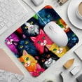 thumbnail image 2 of Cat Printed Desk Mat Mousepad, Non-Slip Rubber Bottom, 8.3x9.8 Inch, Suitable for Office and Gaming, 2 of 6