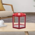 thumbnail image 4 of Pequeño de peces Betta, mini pecera de acuario apilable de decoración de pecera forma forma forma , caja de alimentación de hormigas Min Cuadrado rojo, 4 of 8