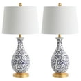 thumbnail image 5 of SAFAVIEH Avi Floral Vines 27.5 in. H Table Lamp, Blue/White, Set of 2, 5 of 9