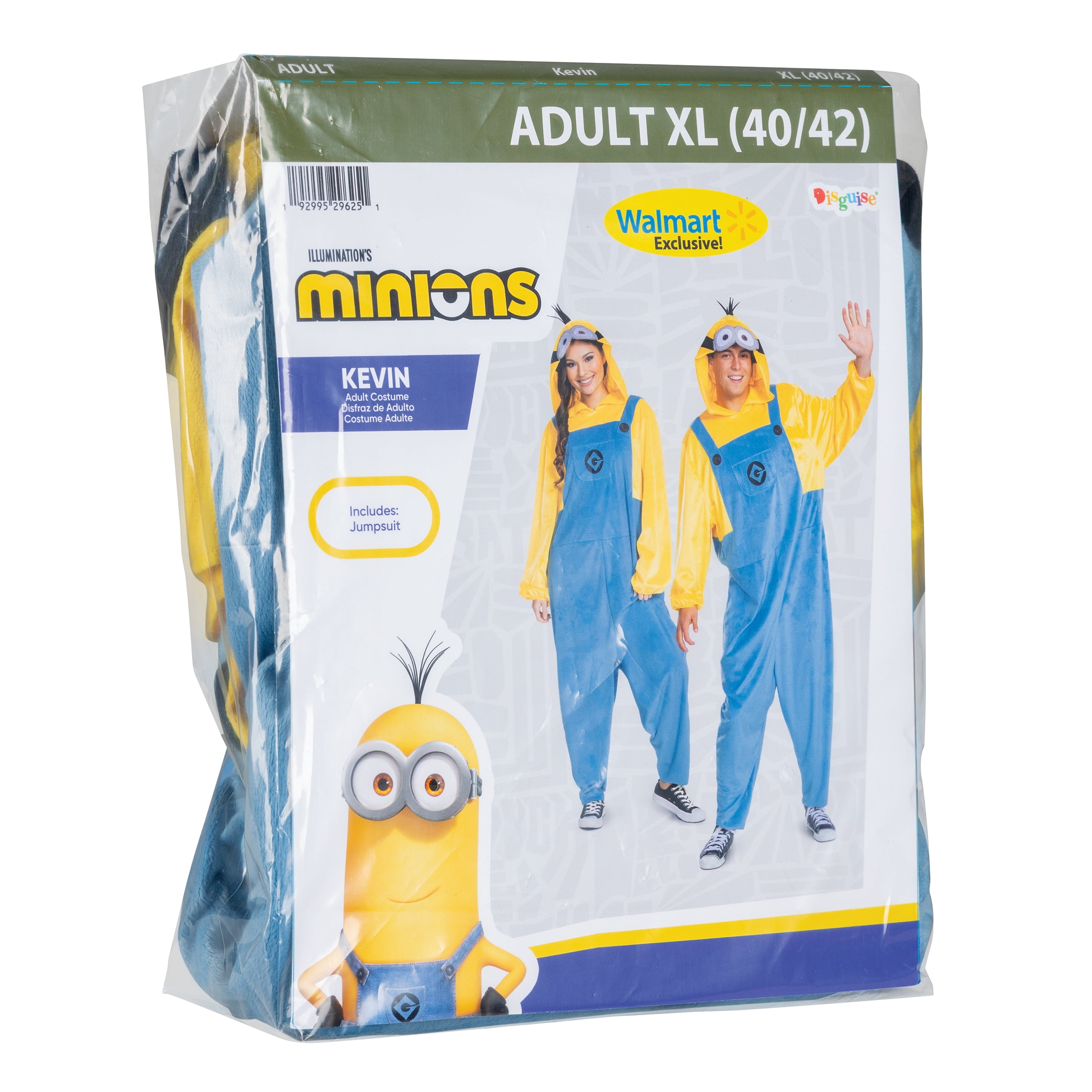 NBC Universal Despicable Me Minion Halloween Costume for Adults, Mens Size XL (40/42), by Disguise