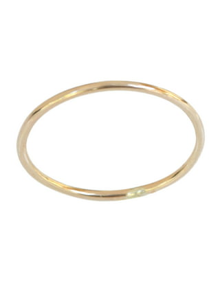 14K White/Yellow Filled Metal Ring Guard - Small Medium Large Extra Large  (Pack Of 4) (White)
