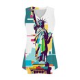 thumbnail image 6 of GaThRRgYP Women's Tank Tops Summer,Women's Sleeveless Elastic Waist Top,2025 Women's Spring and Summer New Tank Neck Print Casual Fashion Top Sky Blue M, 6 of 8