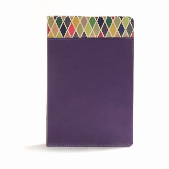 CSB Rainbow Study Bible, Purple Leathertouch, (Hardcover)