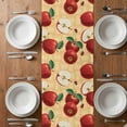 thumbnail image 6 of Farmhouse Apples Table Runner - 70 Inch Long, Kitchen Dining Table Runner Dresser Scarves, Country Tropical Fruits Watercolor Farmhouse Decor for Coffee Tables Wedding Party Banquet, 6 of 8