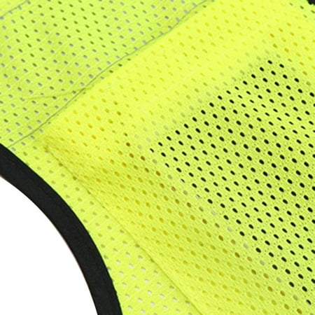 

Reflective Vest for Safety Outdoor Safety Visibility Night Running Outdoor Reflective Clothing Fluorescent Yellow Without Light