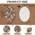 thumbnail image 3 of Canvas Wall Art Dark Romantic Vintage Halloween Haunted Forest Dark Academia Ghost Oval Framed Canvas Prints Vintage Wall Hanging Decor for Home Decorations 8.6"x11.4", 3 of 7