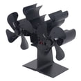 thumbnail image 1 of Ventilador de estufa de leña con 8 aspas y encendido automático., 1 of 14