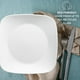 thumbnail image 2 of Corelle Vitrelle Juego De Vajilla Cuadrada De 18 Piezas Para 6 Personas Juego De Platos Y Tazones Cuadrados Livianos Resistentes Al Vidrio Y A Las Astillas De Triple Capa Blanco Puro, 2 of 5