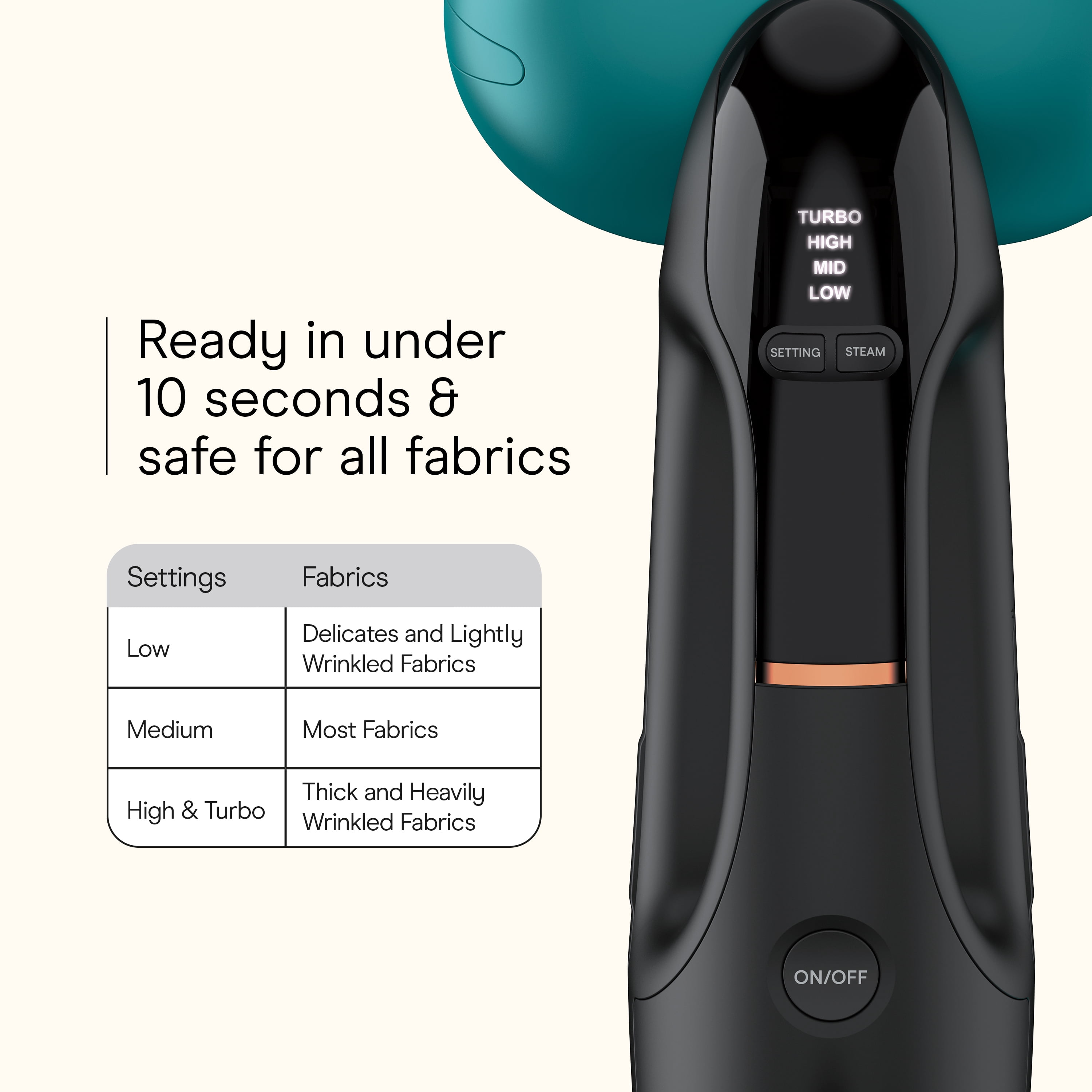 CONAIR® TURBO EXTREMESTEAM® — STEAM & IRON 2-IN-1 WITH TURBO
