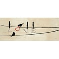 thumbnail image 2 of Pela 18x10 White Modern Wood Framed Museum Art Print Titled - Bird at Heart II, 2 of 4