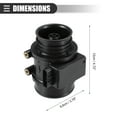 thumbnail image 5 of Air Flow Sensor Meter MAF Sensor Airflow Replacement for Toyota 4Runner 1996-1998 No.22250-20020 Black, 5 of 7