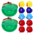 thumbnail image 1 of OUNONA 12Pcs Kids Plastic Castanet Assorted Color PVC Simple Design for New Year Musical Education, 1 of 5