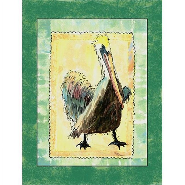 Carolines Treasures 8094CHF Bird - Drapeau Pélican Toile Taille Maison