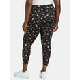 thumbnail image 5 of Christmas Women’s Plus Size Leggings from Holiday Time, 2-Pack, Sizes 0X-5X, 5 of 7