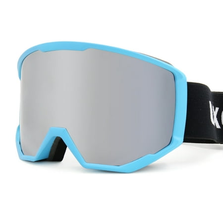 Ski Snowboard Anti-Fog UV400 Goggles Double Lens Cylinder
