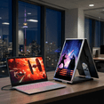 thumbnail image 4 of TUTT 15.6” FHD Portable Monitor – S6 Triple Screen Extender, USB-C/HDMI, 7 Viewing Modes | All Devices Compatible with Converter Cable (H5 Included), 4 of 14