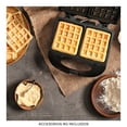 thumbnail image 3 of Wafflera MasterChef 2 Rebanadas Negro, 3 of 4