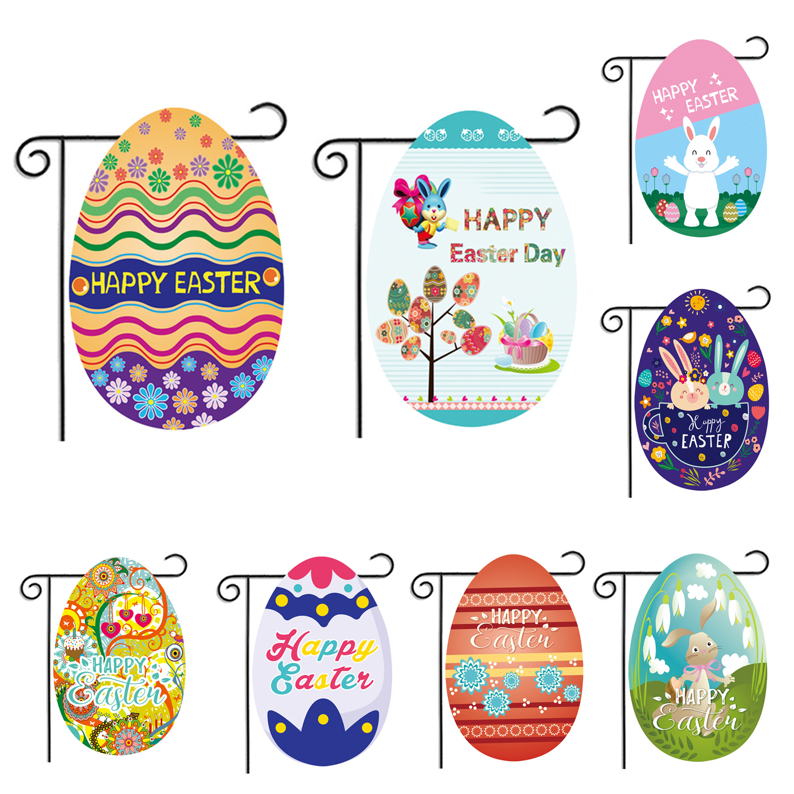 Dream Lifestyle Easter Garden Flag,Vertical Double Sided Decorative