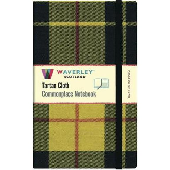 Waverley Notebooks: Macleod Of Lewis Tartan Cloth Commonplace Large Notebook