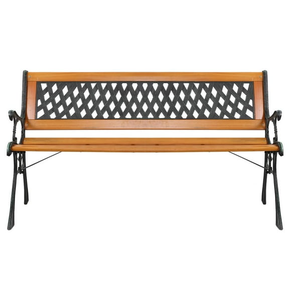 BaytoCare Park Bench Garden Metal Outdoor Furniture Benches