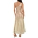 thumbnail image 3 of INSPIRE CHIC Vestido de cóctel de lentejuelas para mujer, maxi, de un solo hombro, sirena, para fiestas, bodas, color champán, 3 of 6