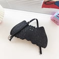 thumbnail image 3 of Bolsa De Hombro Bolsa bandolera punk Cuero Halloween Mujer Lentejuelas divertidas Bandolera de murciélago (Negro) Likrtyny Para Estrenar, 3 of 9