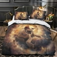 thumbnail image 3 of YJHDM 3D Bedding Set Animal Pattern Adult and Youth Down Duvet Cover Pillowcase 2/3 Pieces, 3 of 6