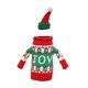 thumbnail image 4 of funda para botella de Navidad,cubierta para botella de vino de Navidad,sombrero decorativo,suéter hecho a mano para botella de vino,decoración para fiesta,suministros de decoración navideña, 4 of 8
