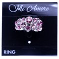 thumbnail image 2 of Mi Amore Sized-Ring Silver-Tone/Pink Size 9.00, 2 of 2